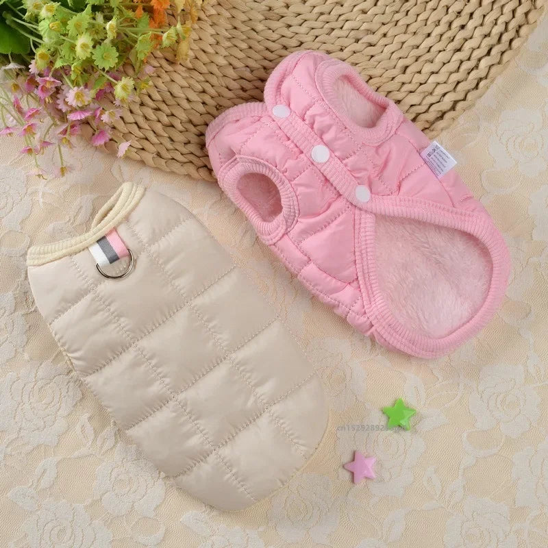 Winter Warm Dog Coat Jacket Windproof Dog Clothes for Small Dogs Padded Clothing Chihuahua Clothes Pet Supplies
