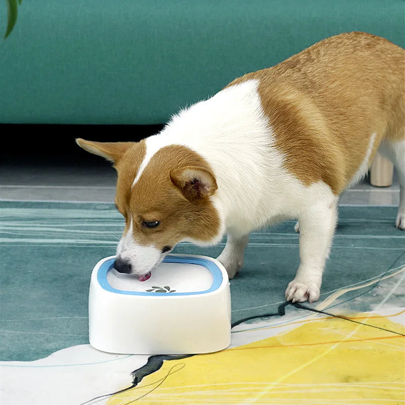 No-Spill Floating Dog Water Bowl – Anti-Splash Design
