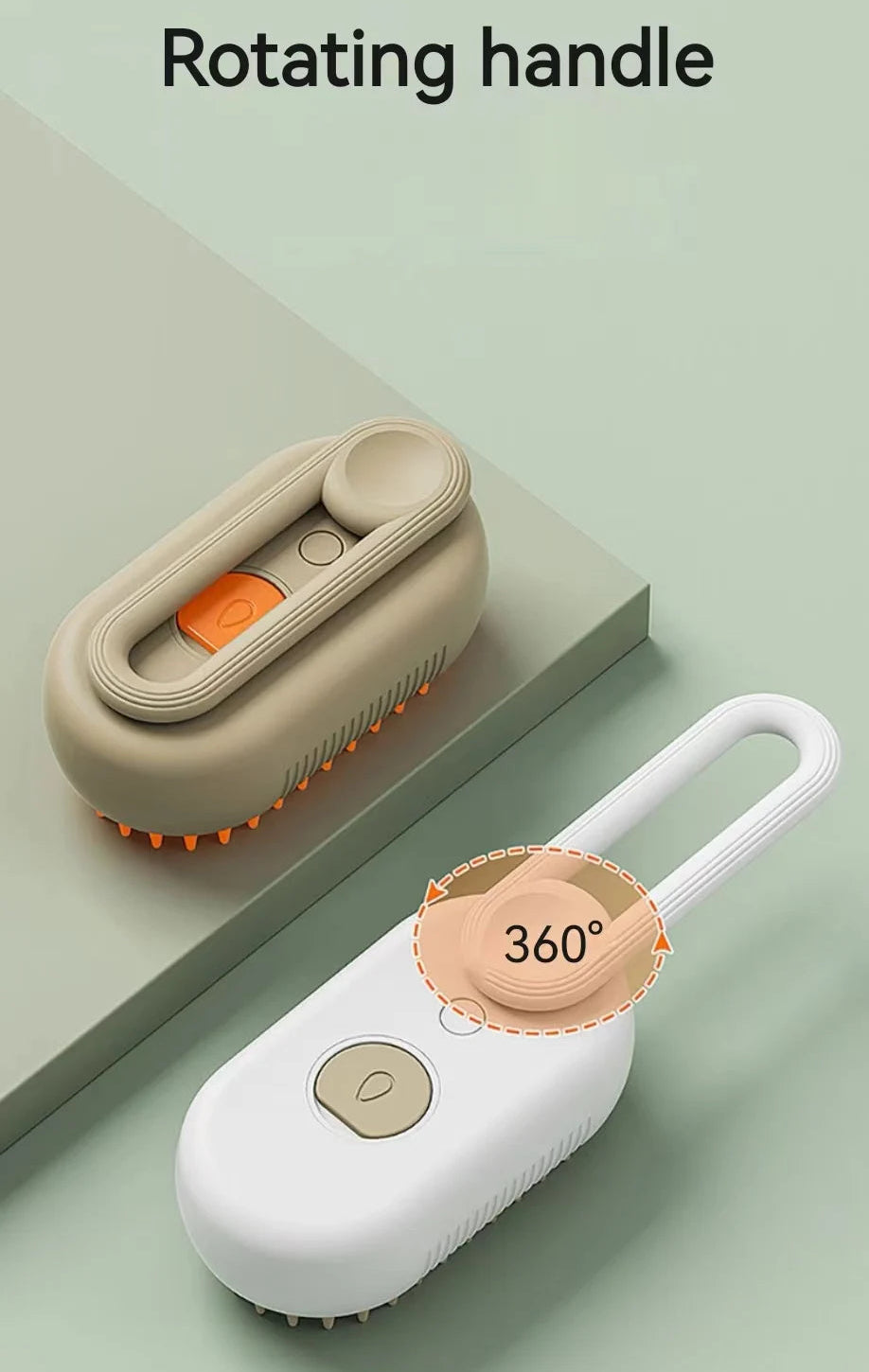 3-in-1 Electric Pet Hair Brush – Steam, Grooming & Massage