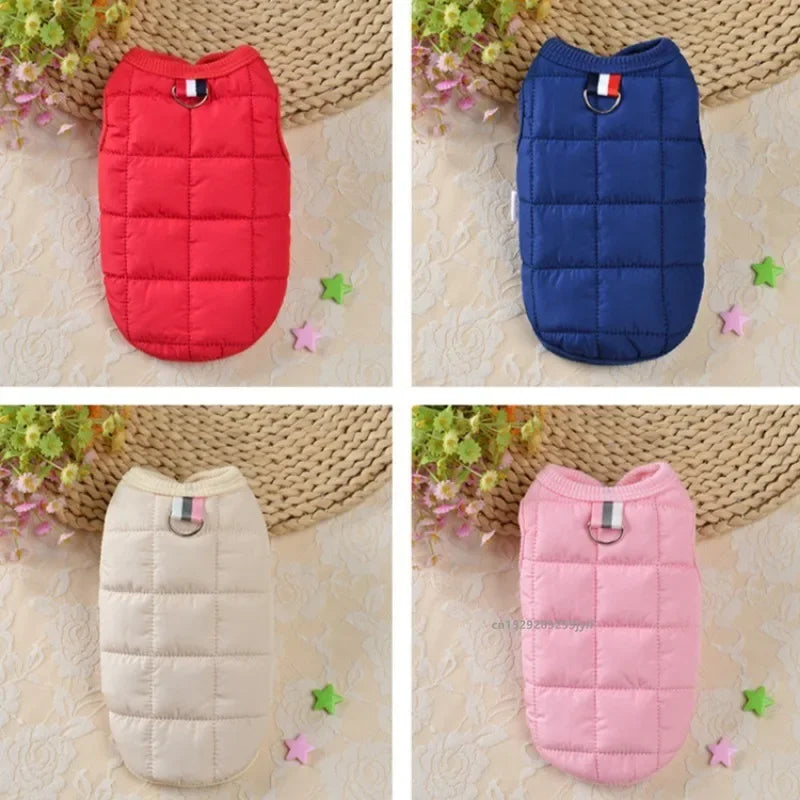 Winter Warm Dog Coat Jacket Windproof Dog Clothes for Small Dogs Padded Clothing Chihuahua Clothes Pet Supplies