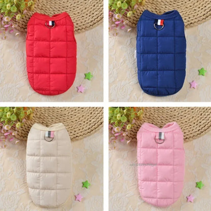 Winter Warm Dog Coat Jacket Windproof Dog Clothes for Small Dogs Padded Clothing Chihuahua Clothes Pet Supplies